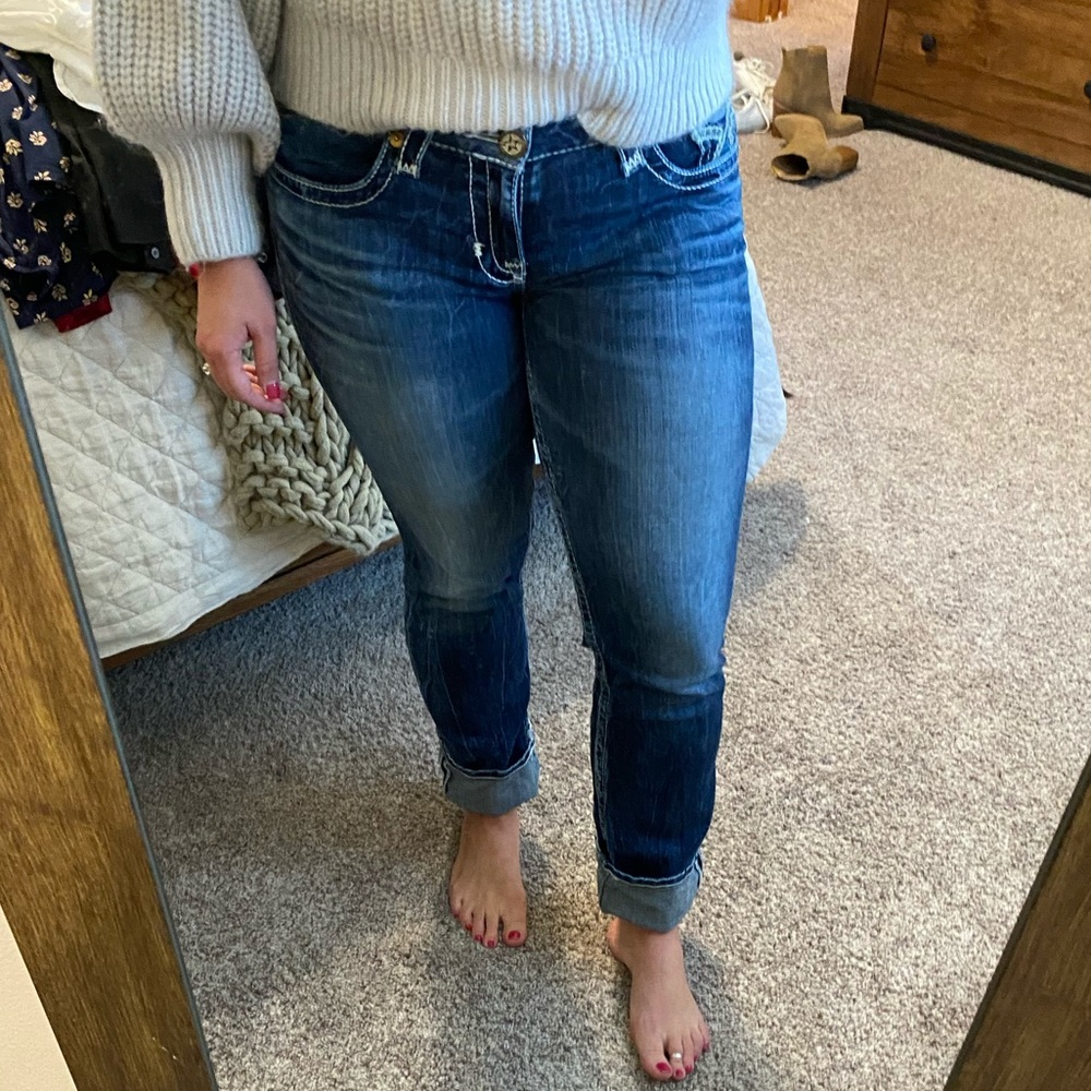 Rock revival cropped pants